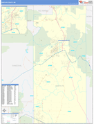 Santa Fe County, NM Digital Map Basic Style